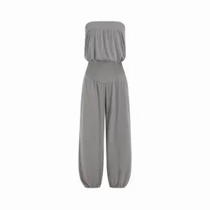 Cider High Stretch Strapless Bloomer Jumpsuit