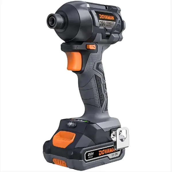 #summerfinds DOVAMAN TITANCE X7 20V Max Cordless Impact Driver, Compact 1/4'' Hex Brushless Driver Kit with 1,770 In-lbs Torque, Battery and Charger Included, Electric Driver for Heavy-Duty Repairs,#Summervibes