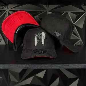CT Nata cano SnapBack hat-black/red suede