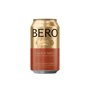 BERO Double Tasty West Coast Style IPA Non-Alcoholic Beverage with Bold Bitterness & Citrus Pine Notes 12 fl oz Ideal for IPA Lovers