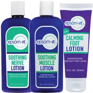 Epsom-It Muscle, Nerve & Foot Soothing Bundle – Complete Whole Body Kit