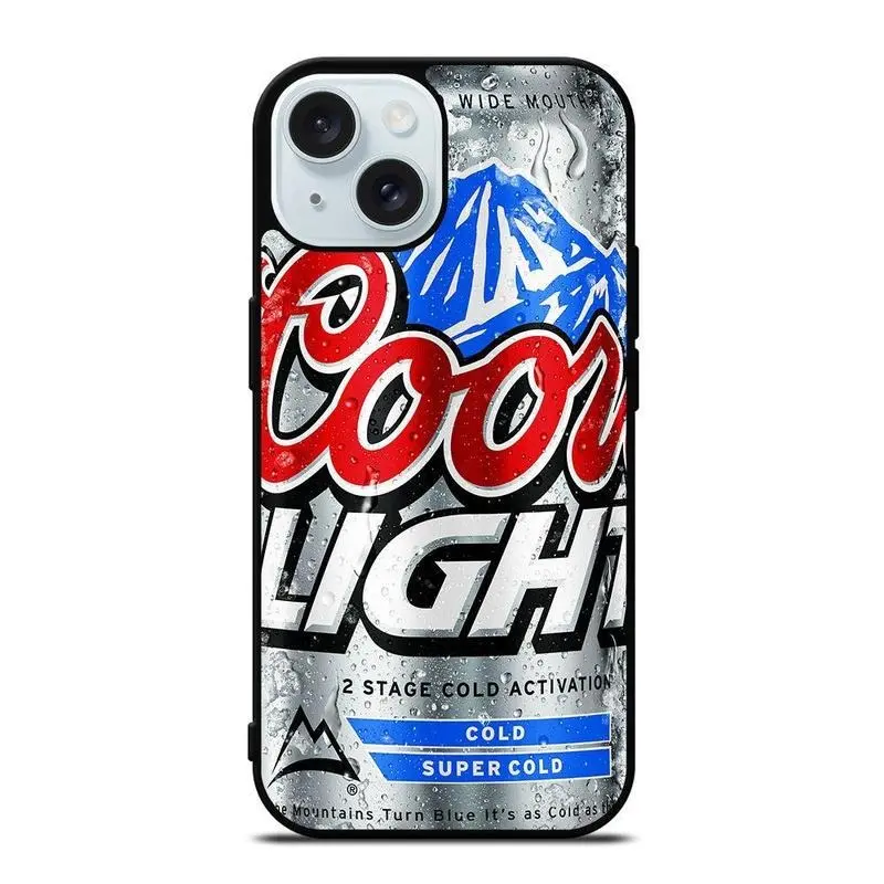 COORS LIGHT BEER BOTTLE iPhone Case Cover, Shockproof Tough Phone Accessory with Protection & Wireless Compatibility, Durable Outdoor Gear, Ideal Gift for Him, Fits iPhone 11-16 Pro Max