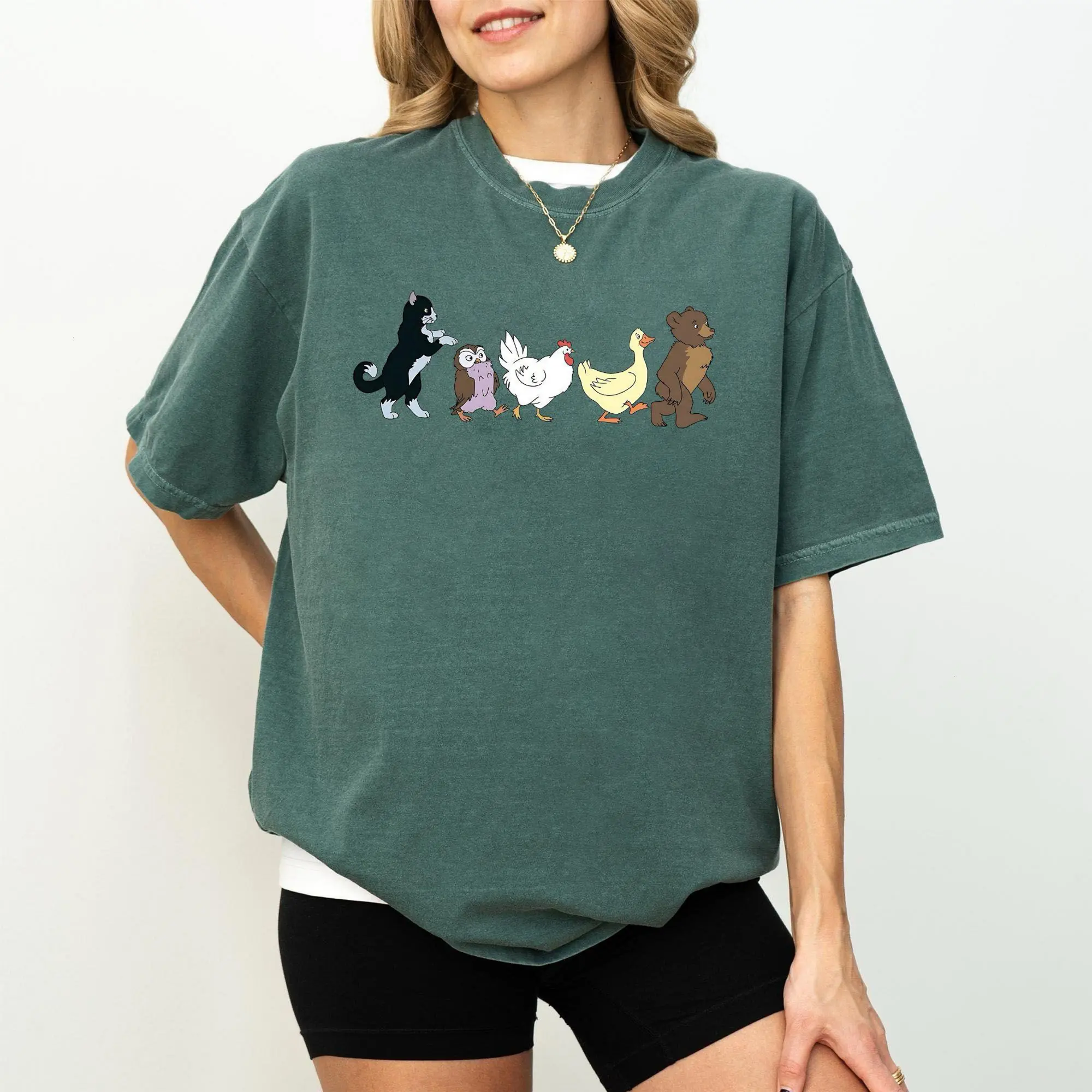 Comfort Colors Little Bear Shirt, Cute Cartoon Bear Graphic Tee, Aesthetic Animal Comfort Colors T-Shirt, Vintage Wash Oversized Cute Outfit