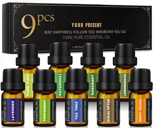 Natural Essential Oils -Perfect for Diffusers, Aromatherapy,Humidifiers,Massage,Skin & Hair Care