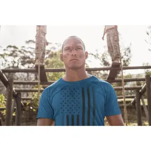 Stars & Stripes Premium Tee Soft Ringspun USA Flag Retro Lightweight T-Shirt