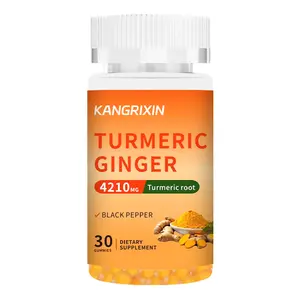 Turmeric Gummies, Gummy with 500mg Turmeric Curcumin,High Absorption Turmeric Curcumin, Vegetarian, Gluten Free, 30 Count