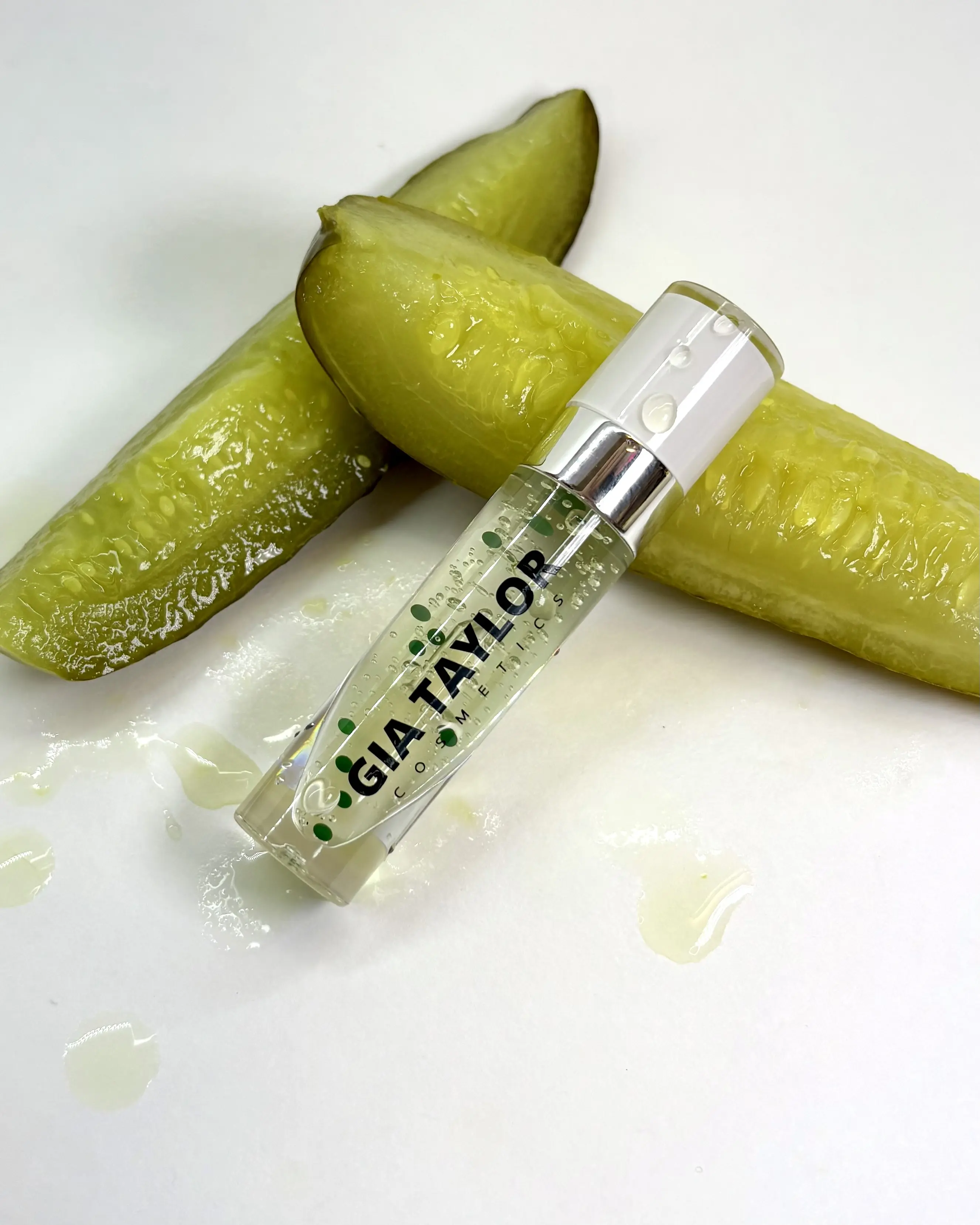 (THICK WAND) PICKLE LIPGLOSS / Vegan Cruelty Free Hydrating Non-Sticky Lipgloss / Gift For Pickle People