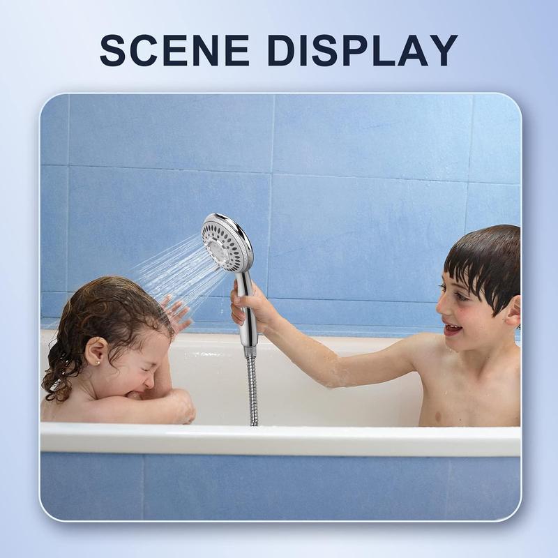 Shower Head Sink - Faucet Bathtub, Hose Sprayer Attachment with 9 Adapters, 79" Hose for Hair Washing, Pet Dog Rinse & Baby Bath, ON/OFF Extension for Tub Faucet, Utility Sink, Laundryroom, Garden