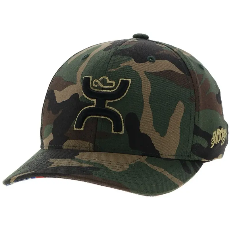 HOOEY "CHRIS KYLE" HAT GREEN/COMO W/BLACK LOGO