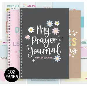 The Prayer & Presence Companion - A 102-Page Composition Notebook for Structured Devotion, Emotional Encouragement and Faith-Based Reflection - 3 Cover Options
