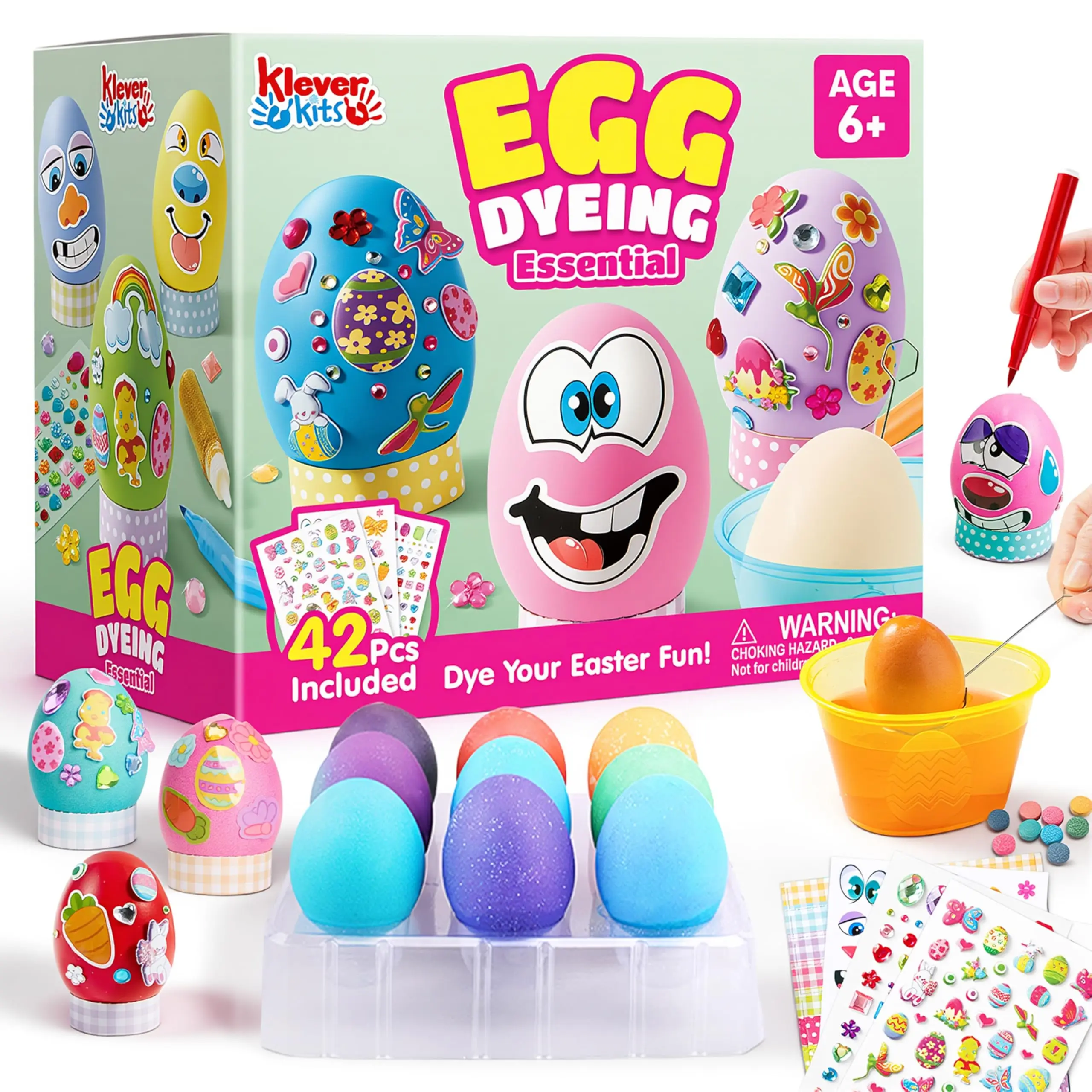 Egg Dye Decoration Kit((Non-Egg-Stuffing)
