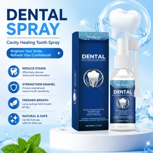 Oral Care Spray, Antibacterial Dental Spray for Daily Use, Cleansing Teeth, Reducing Stains, Supporting Enamel Restoration, Freshening Breath, Complementary to Brushing for Natural Clean Shine,summervibes Blue