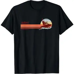 Outer Banks Kildare Island Surfboard Co. Sunset Surfer T-Shirt
