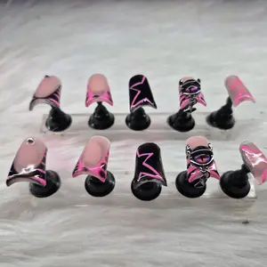 Evil Star Duck Press on Nails