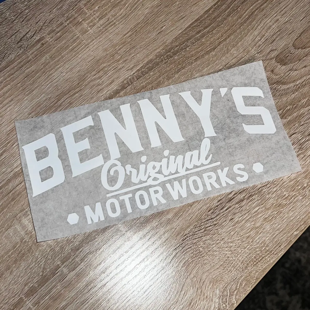 Benny's Original Motorworks - Vehicle Vinyl Sticker Decal - High