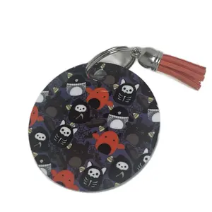 Squishmallow Inspired Squishmallow Sublimation Keychain Double Sided with same design