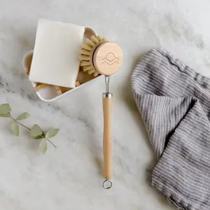 Sisal Cleaning Brush With Replaceable Head