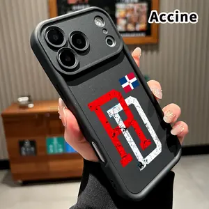 Dominican Republic R Phone Case for iPhone 17 Pro Max 16 15 14 Plus 13 12 Mini 11 XR X XS Air E Matte TPU Drop-Proof Rugged Durable Soft Bumper Cover Gift for women boy
