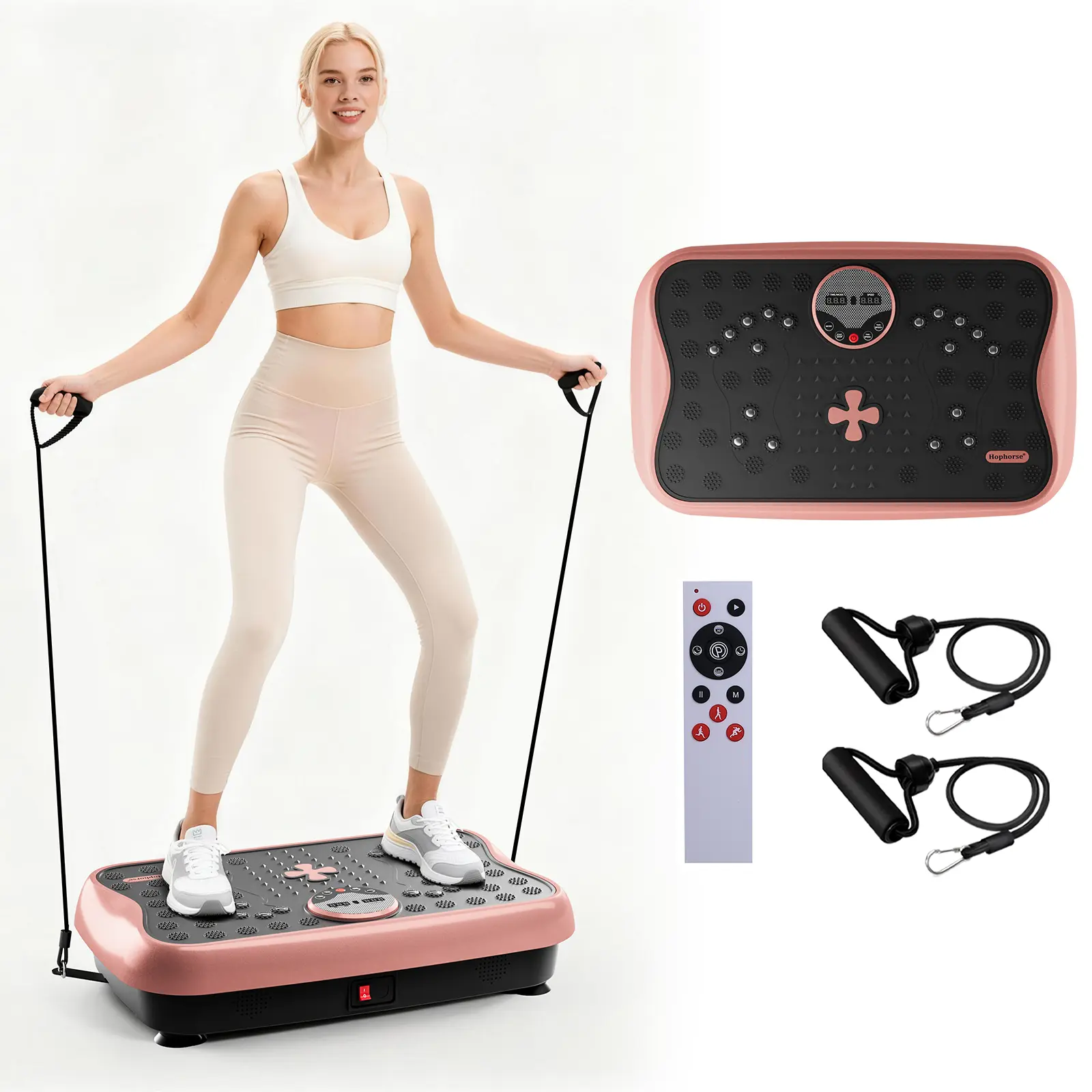 HopHorse Vibration Plate Exercise Machine Vibration Plate for Shaping  Wellness Gyms Home Workout Home Gym Equipment