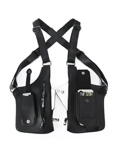 Functional Tactical Dual Shoulder Chest Bag, Unisex Workwear Vest Style Backpack, Multi-Function Phone Pen Pouch, Underarm Bag, Versatile Bag