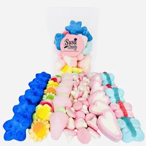 Susa Candy Swedish Marshmallow Mix - Original Swedish Flavors Soft Fluffy Texture Sweet Zesty Creamy Tastes