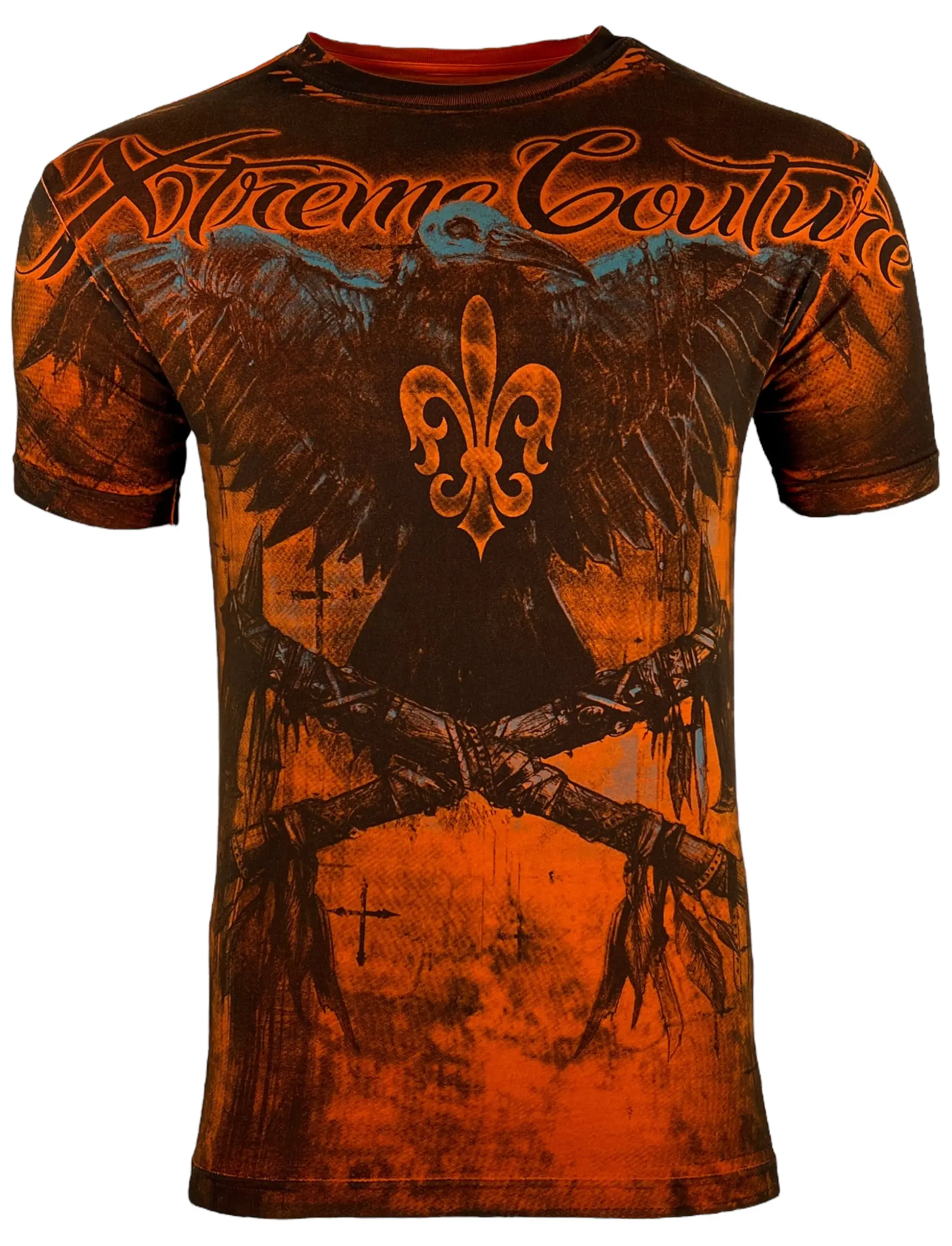 Xtreme Couture Men's Darkside Graphic Tshirt, 100% Cotton Crew Neck Streetwear Top for 90s Grunge Teenage Dirtbag Aesthetic, Print