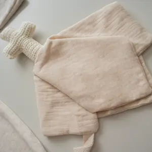 Mini Cross Lovey | Christian Baby Gift | Soft Security Blanket