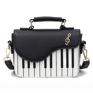 EDXDEAL-WB-OEMODM Women Piano Guitar Shape Crossbody Purse Bags Music Guitar Small Shoulder Bags Tote Purse