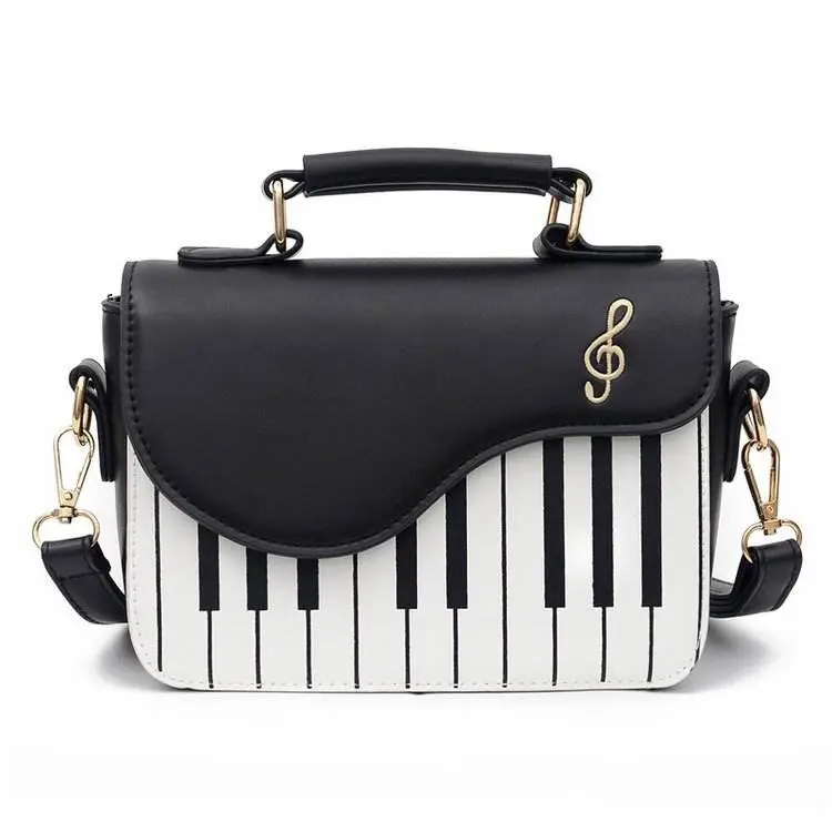 EDXDEAL-WB-OEMODM Women Piano Guitar Shape Crossbody Purse Bags Music Guitar Small Shoulder Bags Tote Purse