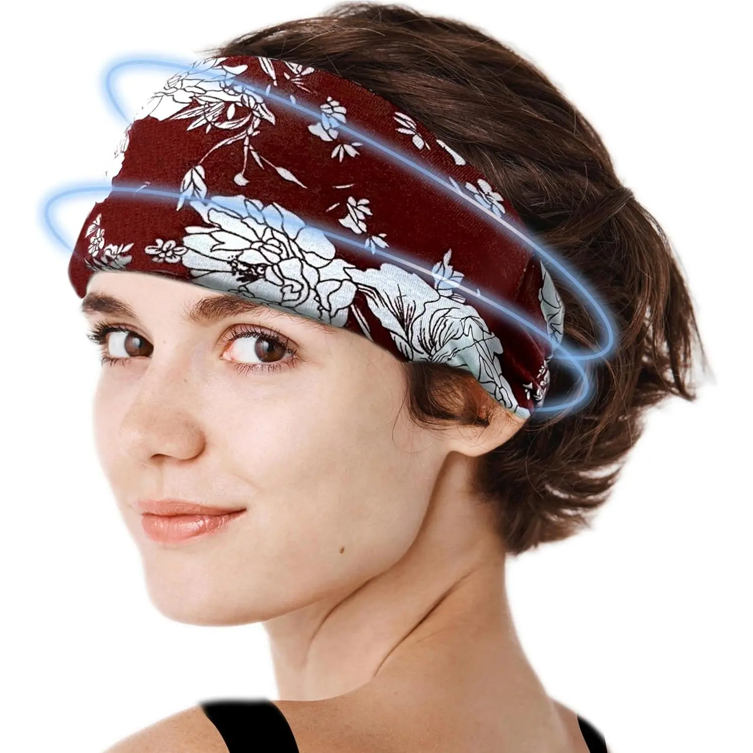Migraine Headache Relief Cap, Cooling Gel Headband Neck Wrap Hat Mask, Soothing Ice Pack Head Face Cold Compress for Tension Stress & Hangover Lightweight Breathable Skull Beanie
