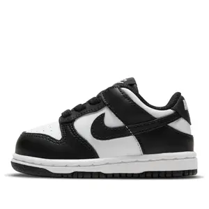 Nike Dunk Low Retro White Black Zapatillas Niño Pequeño Tenis Deportivos Sneakers (TD)