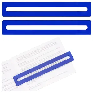 Dyslexia Guided Reading Strips - Colorful Highlight Tracking Rulers For Kids Focus, ADHD Reading Tools