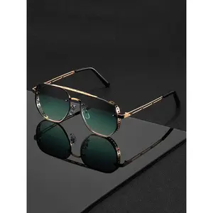 Trendy Round Frame Glasses for Men & Women, Photo Shoot Essential, Multiple Colors Available, High-End Simple Style, Trending Glasses