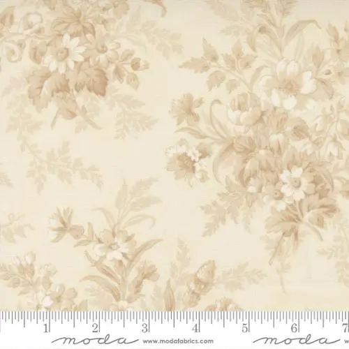 5-Yard Continuous Fabric Cuts Moda Porcelain Florals – Endless Possibilities!