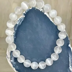 Buy One Get One Free Selenite Bracelet for Mental Clarity & Spiritual Growth