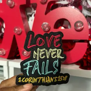 Hat Patch love Never Fails