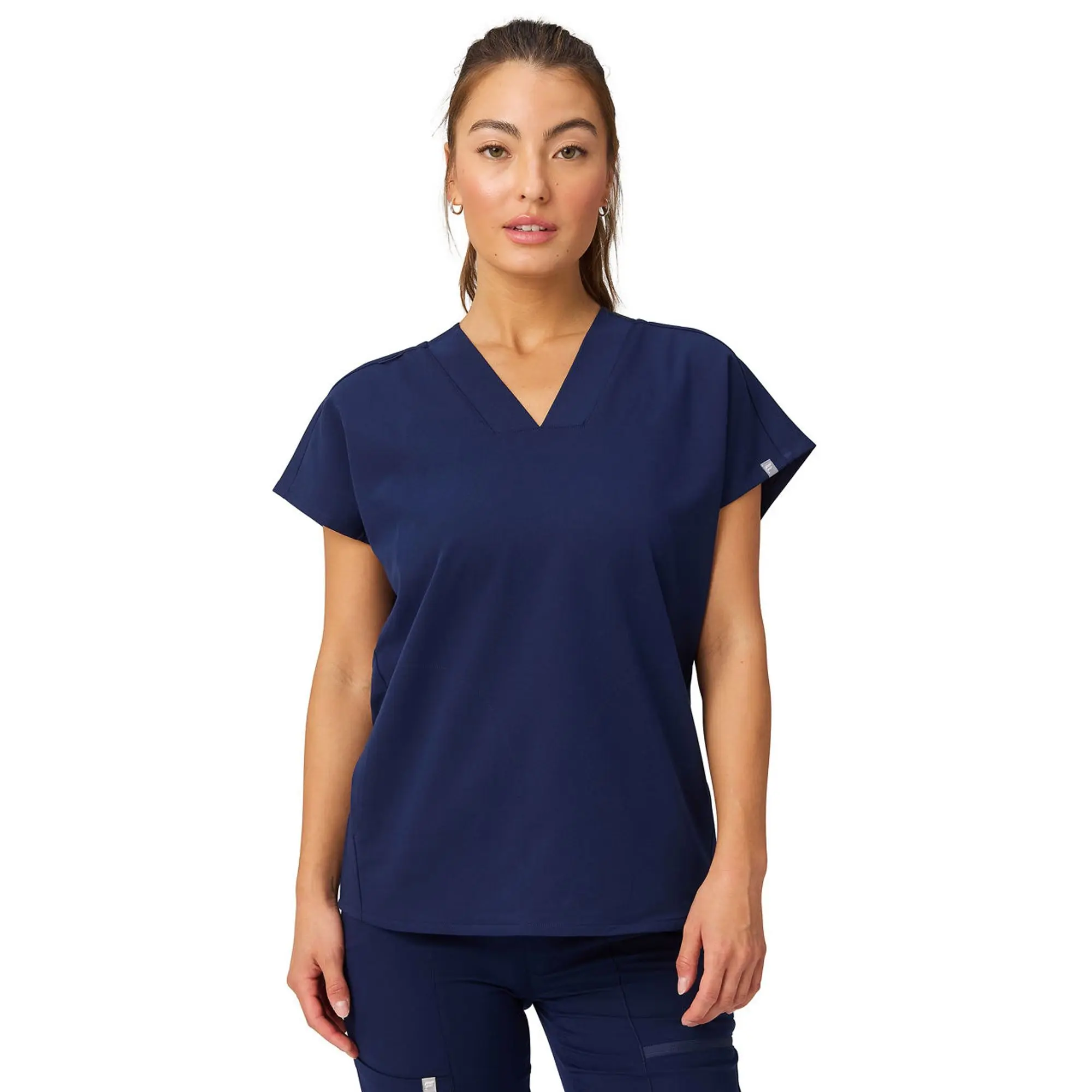 Fabletics 360° Built-In Bra Scrub Top