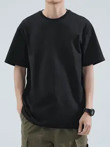 Basic Round Neck Short Sleeve T-Shirt, Unisex Casual Essential, Daily Wear, Comfortable and Stylish, Perfect for Men and Women