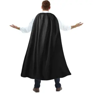 Adult Superhero Cape and Masks Halloween Vampire Cape for Men and Women Costume Party