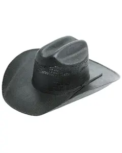 Cody James Men's Men'S Bangora 15X Straw Cowboy Hat - Cjbb27-Blk