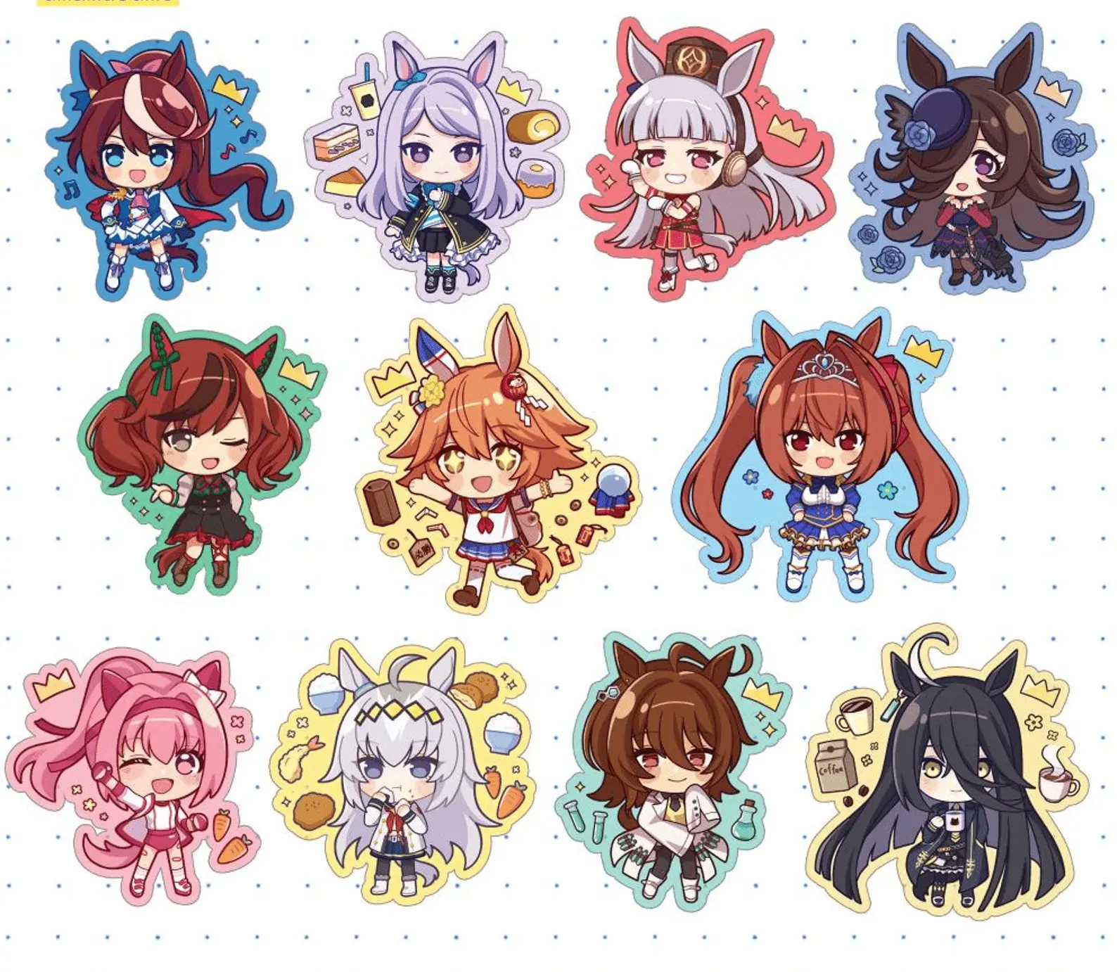 Umamusume Pretty Derby Vol.1 Acrylic Keychains , Great For Daily Use Or As Thoughtful Little Gifts For Your Friends And Yourself
