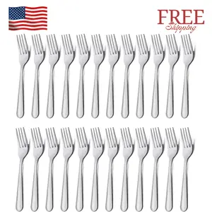 24 Pieces Dinner Forks Set (7.1 inch)