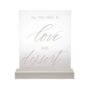 Love & Dessert Table Sign