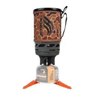 Jetboil Zip Fast Boil Stove 0.8 Liter Compact Backpacking Stove Cooking System with FluxRing Technology for Camping, Hiking, Outdoor Adventures, lightweight stove, gas stove, camp cooking