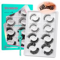 AL Self Adhesive Eyelashes(4Styles,D Curl,8-17mix)