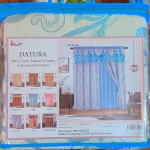 Bollft Regal Valance Curtain With Attached Valance And Backing For Bedroom Living Room Dining Rooms Featuring Intricate Patterns And Sparkling Crystal Beads
