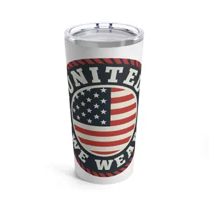 United We Wear 20oz Patriot Tumbler Bottle Drink