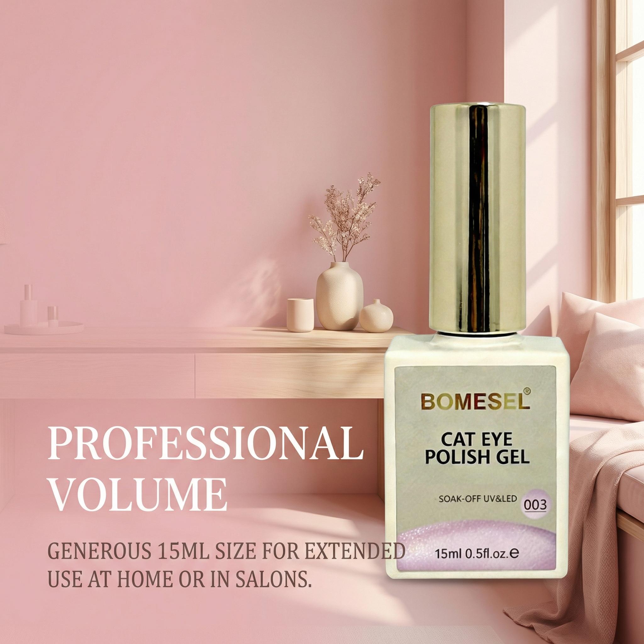 Collection Cat Eye Series – Cat Eye Nail Gift Box includes cat eye gel, base gel, sealing layer, rubber sealing layer, UV light, decorative bag, nail scoop, blending gel, adhesive, balancing liquid + 12 individual bottles of cat eye gel (requires UV lamp)