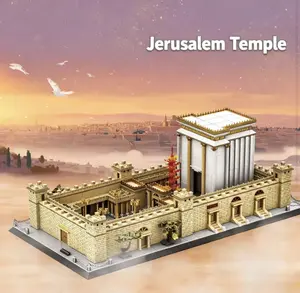 3233 PCS Temple of Jerusalem Building Set For Kids/Adults - Jerusalem Israel Full Scale Temple Building