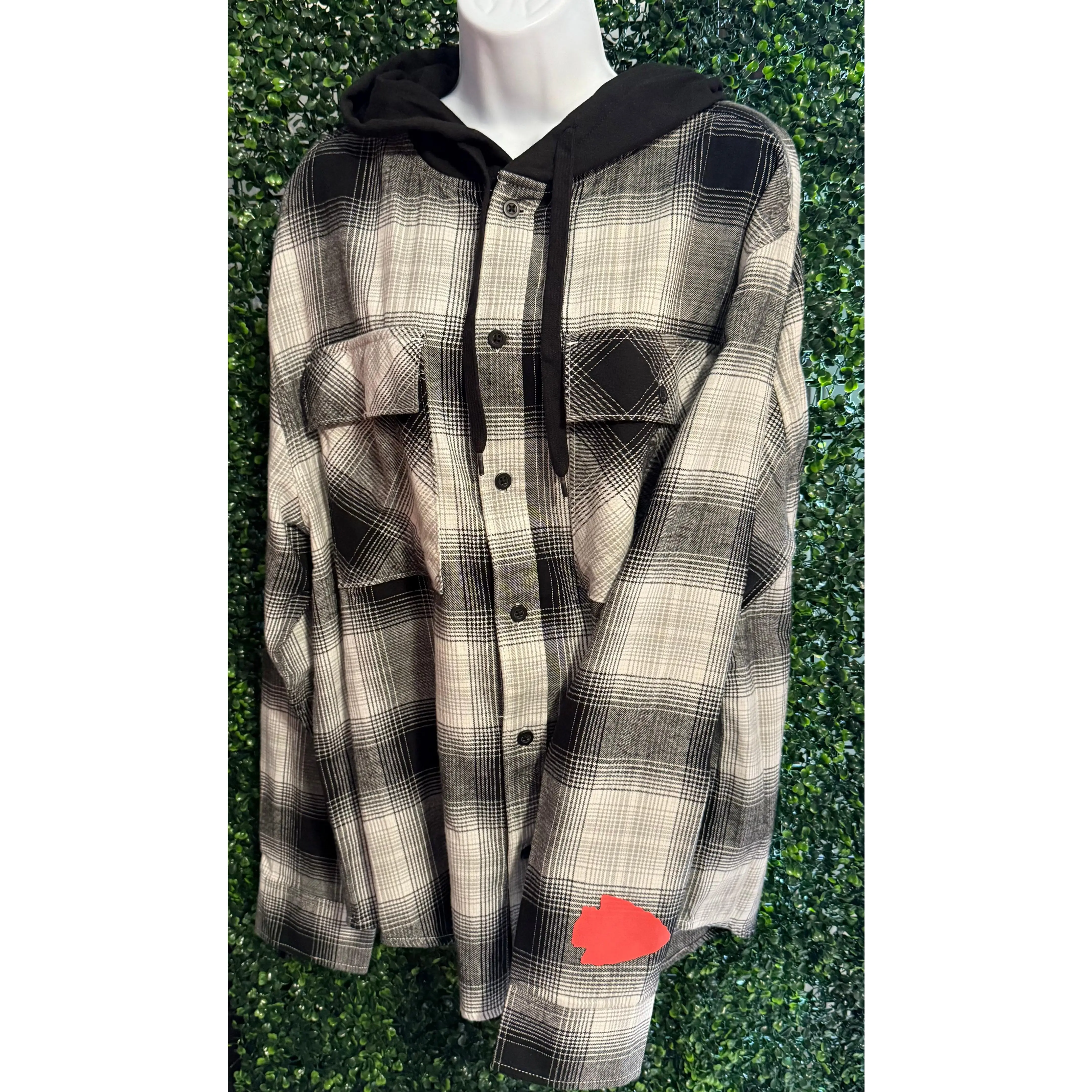 Oversized Flannel Button Up